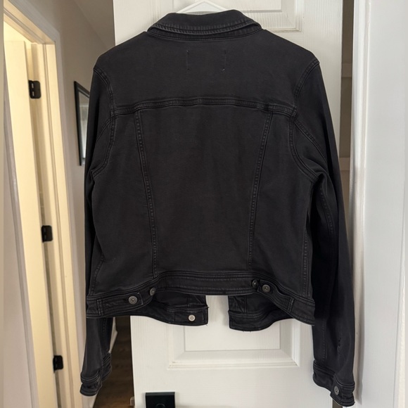 Pilcro black denim jacket- XL runs small - Picture 3 of 7